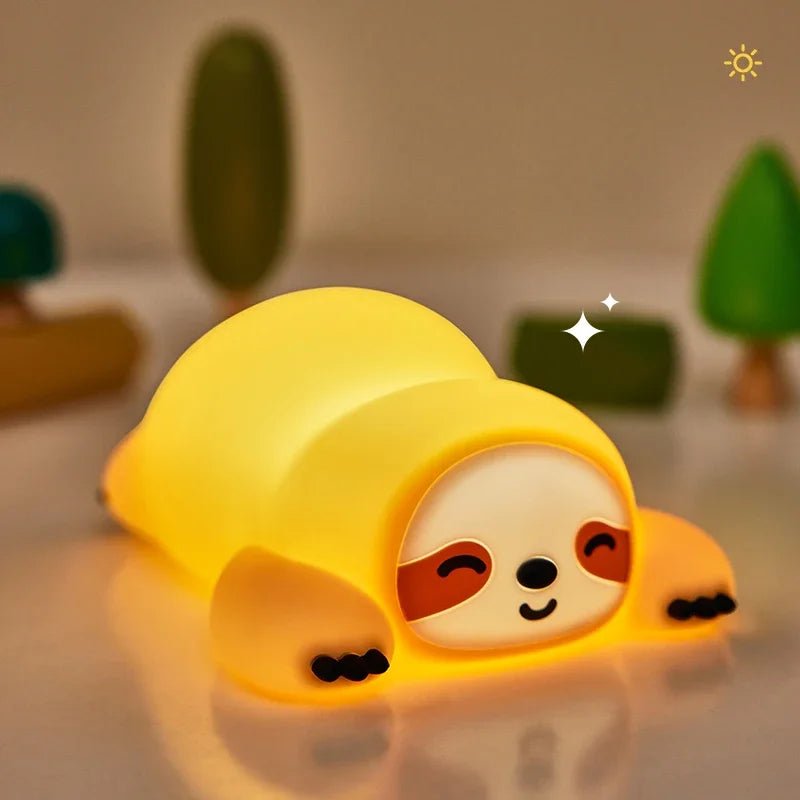 Lampe de chevet Enfant Paresseux Lumineux - Éclat Nocturne