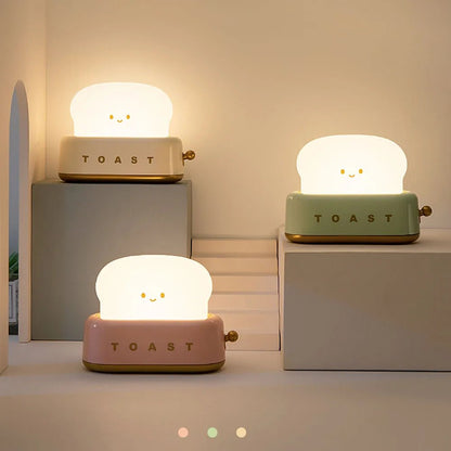 Lampe de chevet Enfant Toast Rigolo - Éclat Nocturne