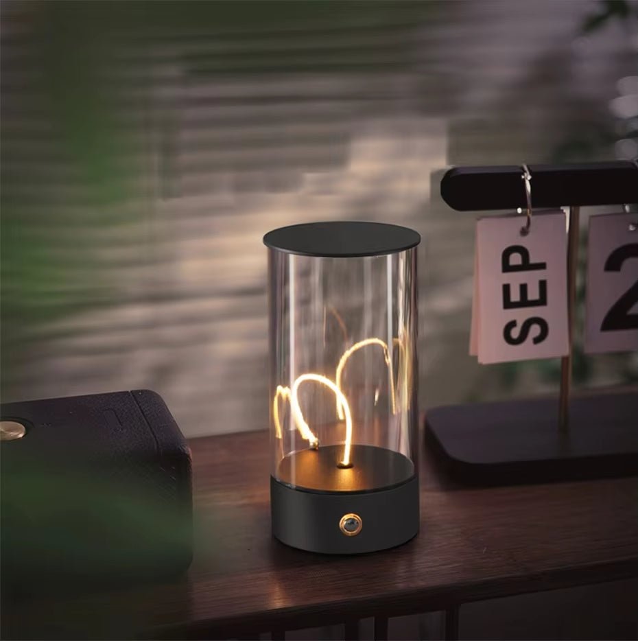 Lampe de chevet filament flexible magnétique - Éclat Nocturne