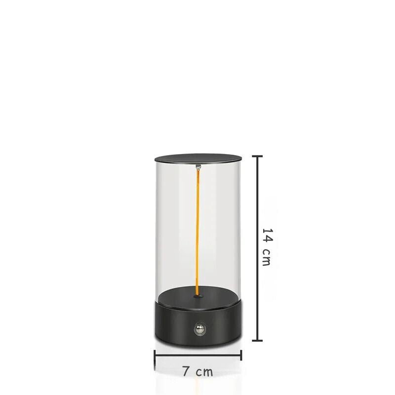 Lampe de chevet filament flexible magnétique - Éclat Nocturne