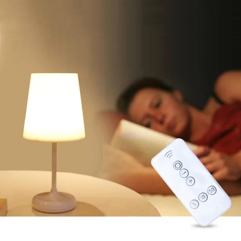 Lampe de chevet LED avec télécommande - Éclat Nocturne