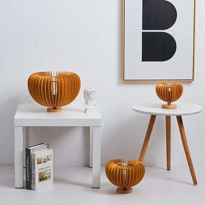 Lampe de chevet LED Bois Éclat Naturel - Éclat Nocturne
