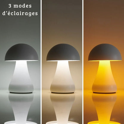 Lampe de chevet LED Champignon Magique - Éclat Nocturne