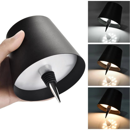 Lampe de chevet LED Desing Pyramidal Polyvalente - Éclat Nocturne