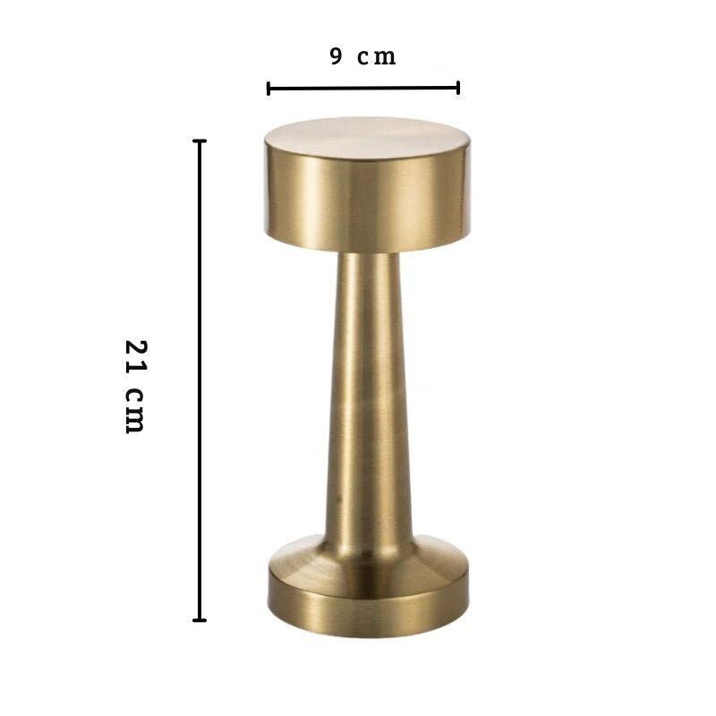 Lampe de chevet LED Éclat Doré - Éclat Nocturne