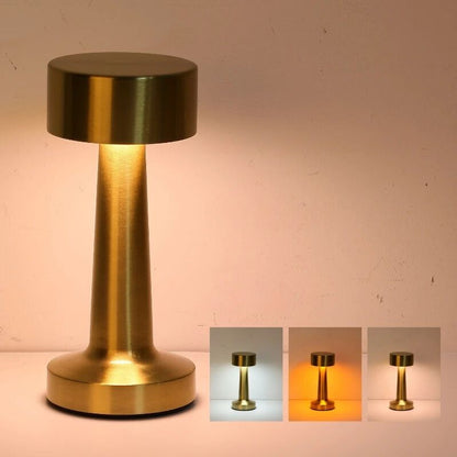 Lampe de chevet LED Éclat Doré - Éclat Nocturne