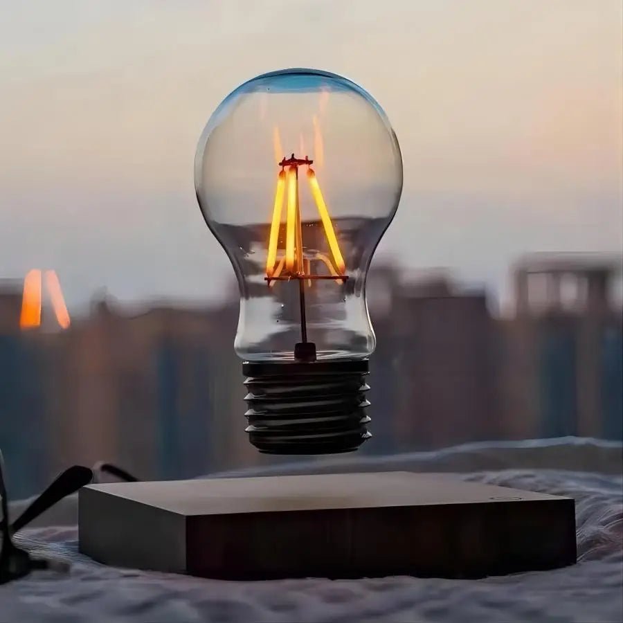 Lampe de chevet LED en Lévitation - Éclat Nocturne