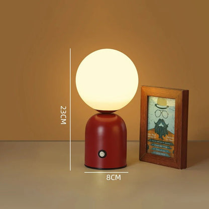 Lampe de chevet LED Globe Moderne - Éclat Nocturne