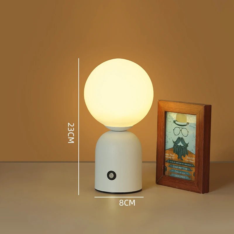 Lampe de chevet LED Globe Moderne - Éclat Nocturne