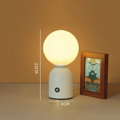 Lampe de chevet LED Globe Moderne - Éclat Nocturne