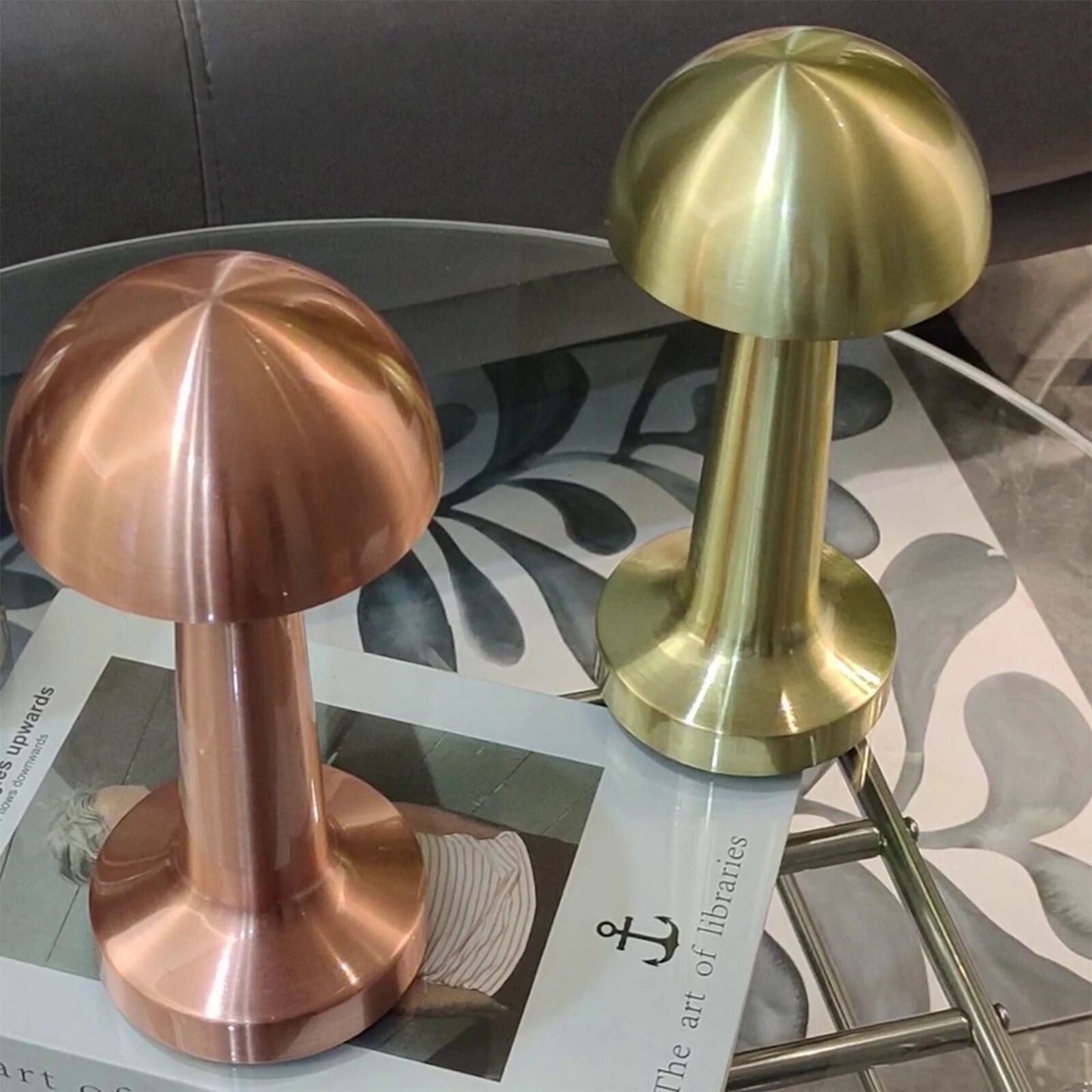 Lampe de chevet LED Métallique Élégante - Éclat Nocturne