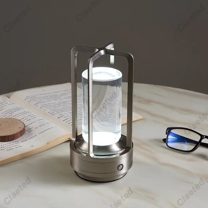 Lampe de chevet LED style Lanterne vintage - Éclat Nocturne