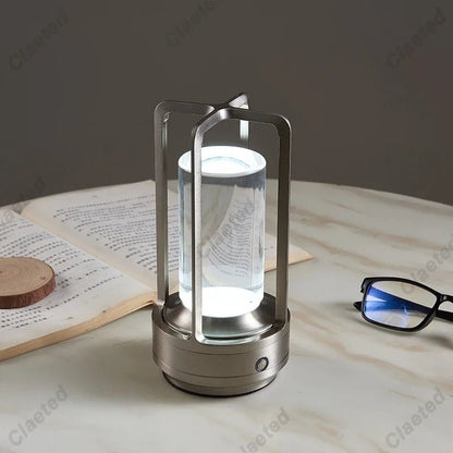 Lampe de chevet LED style Lanterne vintage - Éclat Nocturne