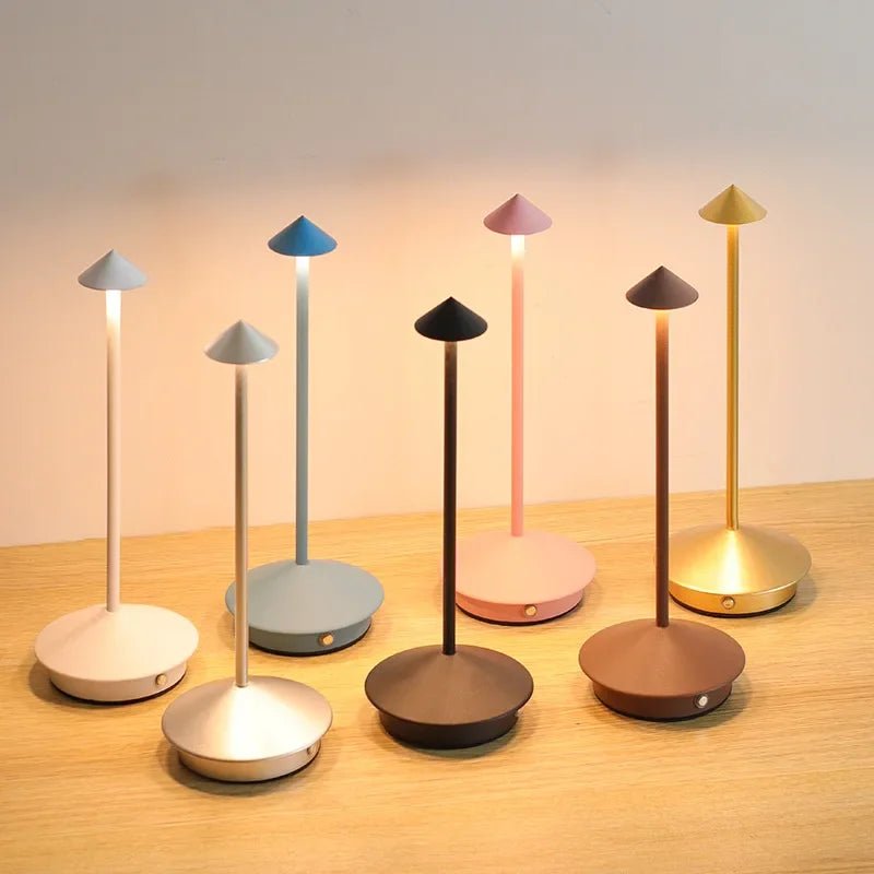Lampe de chevet LED Tactile Contemporaine - Éclat Nocturne