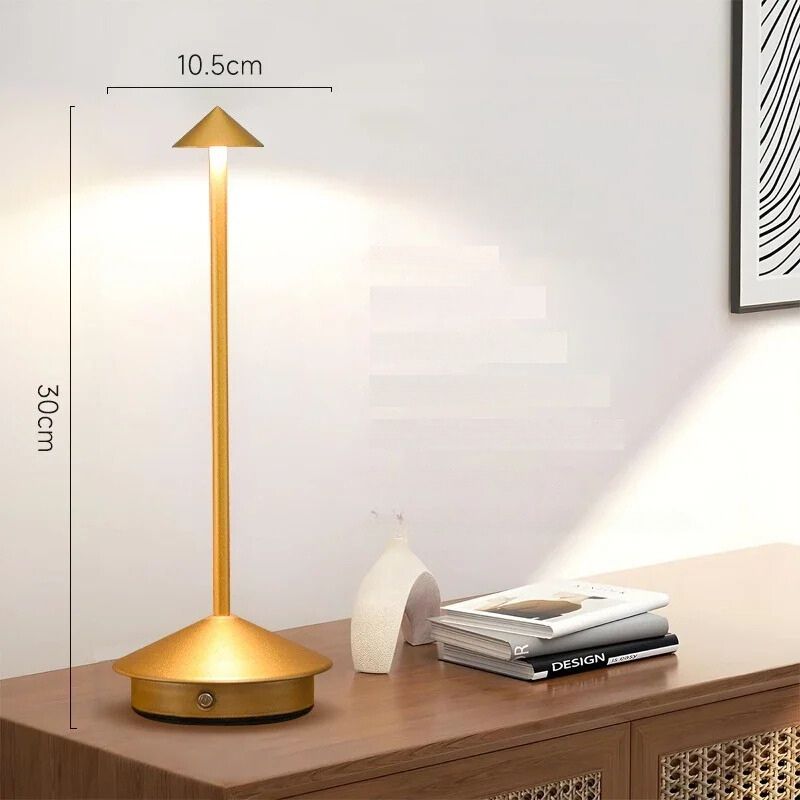 Lampe de chevet LED Tactile Contemporaine - Éclat Nocturne