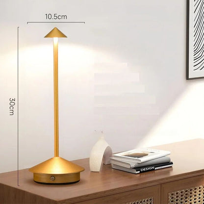 Lampe de chevet LED Tactile Contemporaine - Éclat Nocturne