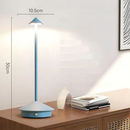 Lampe de chevet LED Tactile Contemporaine - Éclat Nocturne