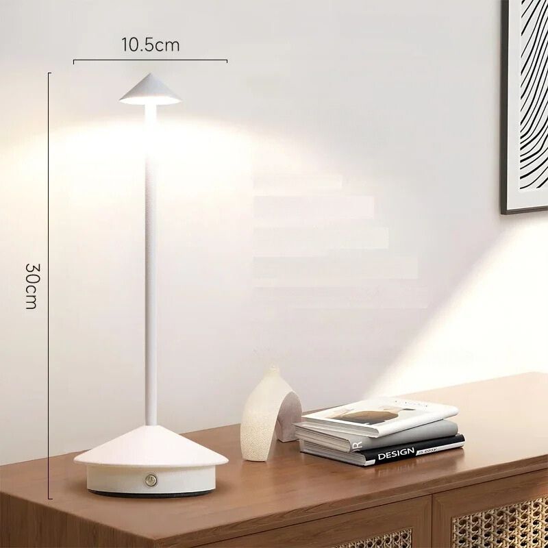 Lampe de chevet LED Tactile Contemporaine - Éclat Nocturne
