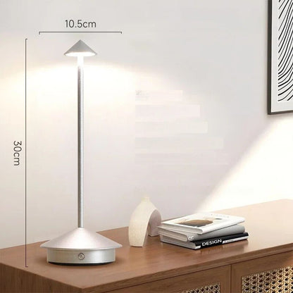 Lampe de chevet LED Tactile Contemporaine - Éclat Nocturne