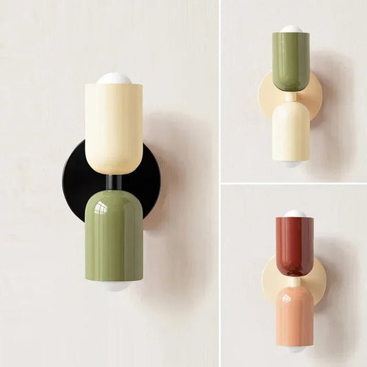 Lampe de chevet Murale Capsule Colorée - Éclat Nocturne