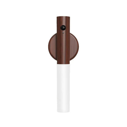 Lampe de chevet Murale Cylindre en Bois - Éclat Nocturne