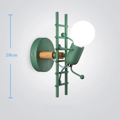 Lampe de chevet Murale Design Échelle - Éclat Nocturne