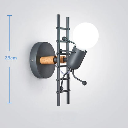 Lampe de chevet Murale Design Échelle - Éclat Nocturne