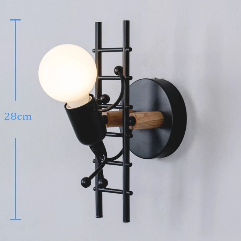 Lampe de chevet Murale Design Échelle - Éclat Nocturne