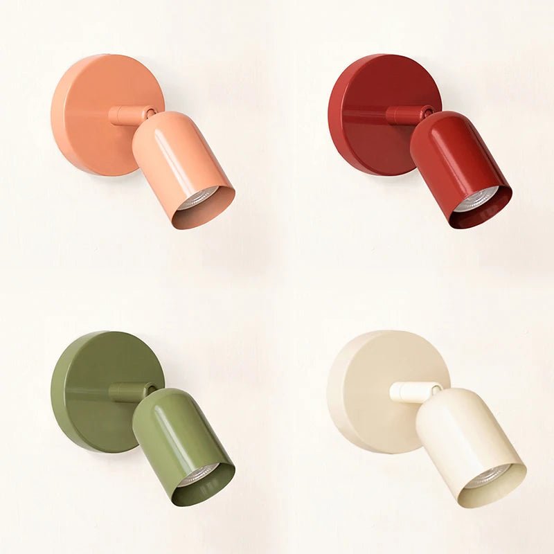 Lampe de Chevet Murale Minimaliste en Métal - Éclat Nocturne