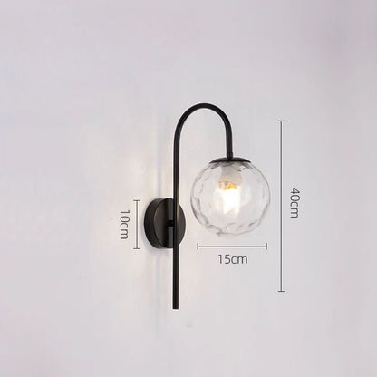 Lampe de chevet Murale Minimaliste et Globe - Éclat Nocturne
