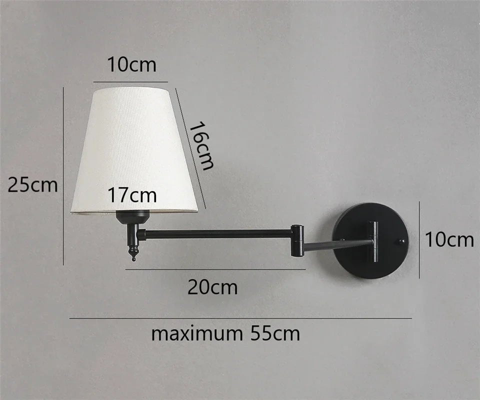 Lampe de chevet Murale Orientable en Laiton - Éclat Nocturne