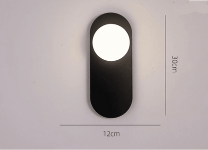 Lampe de chevet Murale Ovale Minimaliste - Éclat Nocturne