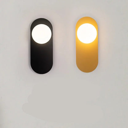 Lampe de chevet Murale Ovale Minimaliste - Éclat Nocturne