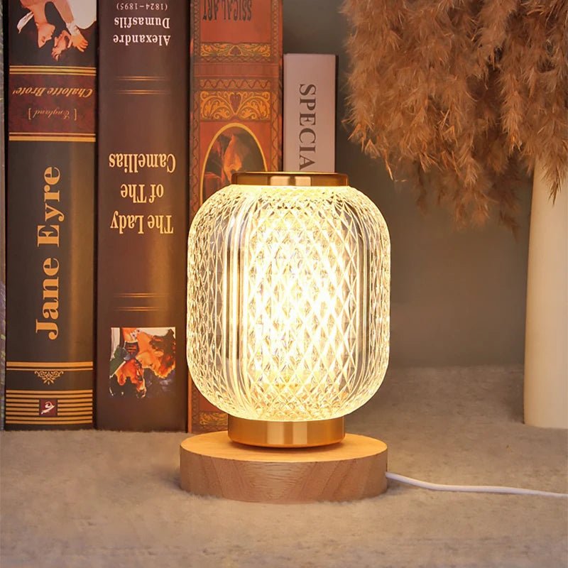Lampe de chevet Originale Cristal Élégant - Éclat Nocturne