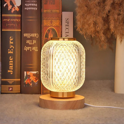 Lampe de chevet Originale Cristal Élégant - Éclat Nocturne