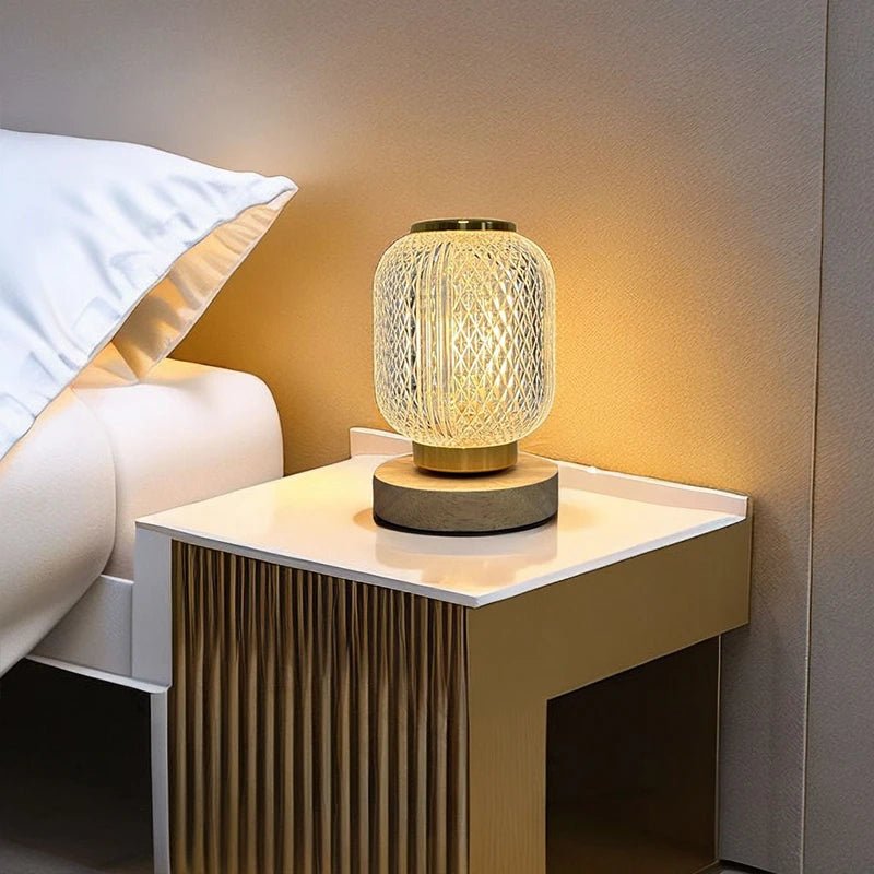 Lampe de chevet Originale Cristal Élégant - Éclat Nocturne