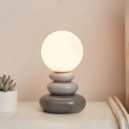 Lampe de chevet Originale Galets - Éclat Nocturne