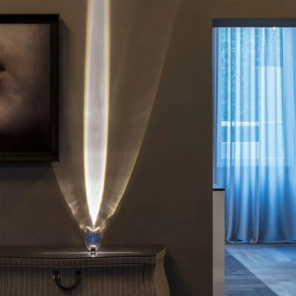 Lampe de chevet Originale - Halo Cristallin - Éclat Nocturne