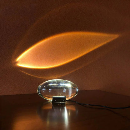 Lampe de chevet Originale - Halo Cristallin - Éclat Nocturne