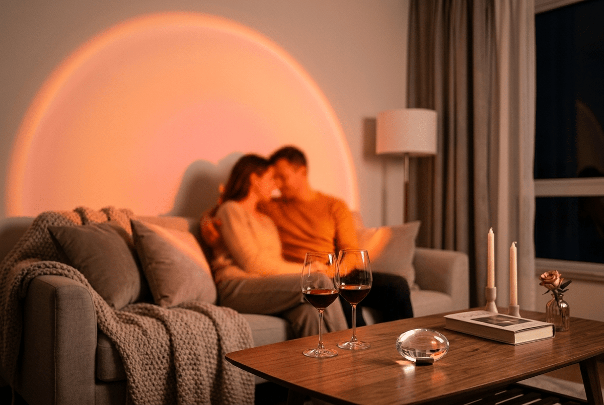 Lampe de chevet Originale - Halo Cristallin - Éclat Nocturne