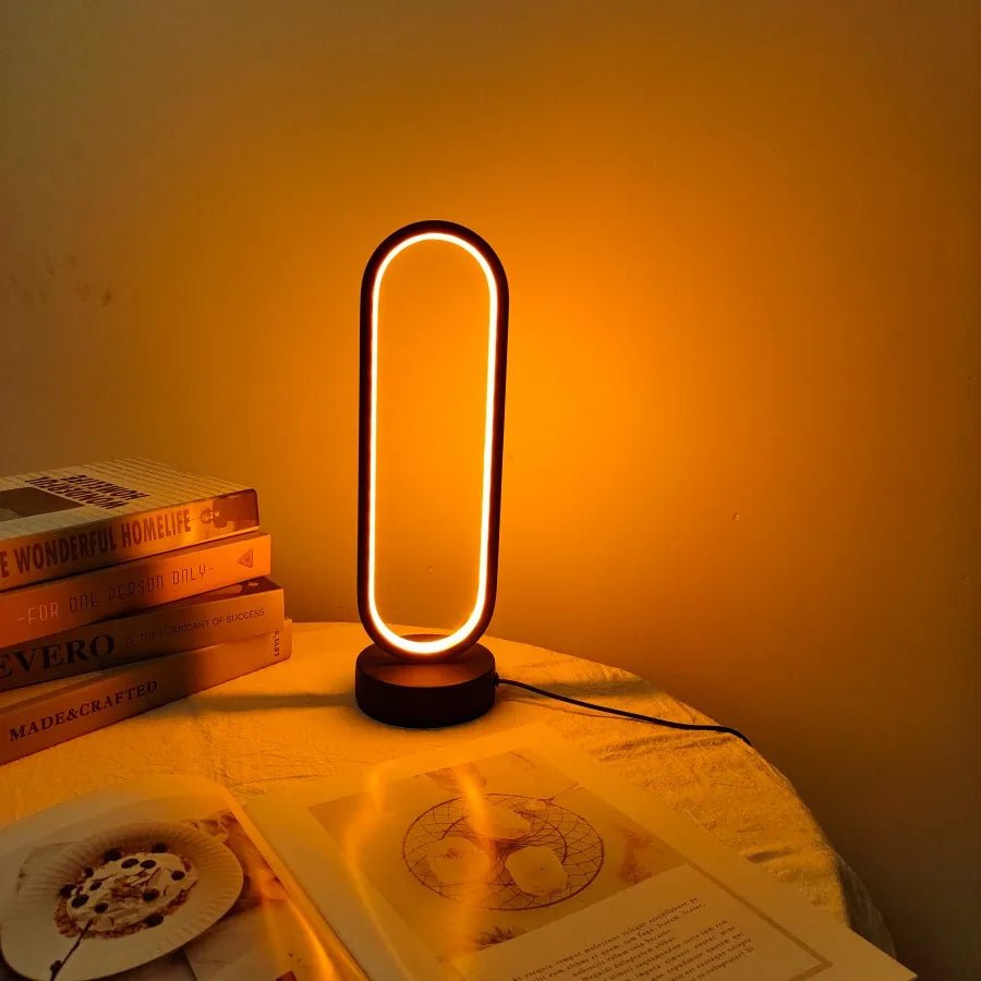Lampe de chevet Originale Ovale Moderne - Éclat Nocturne