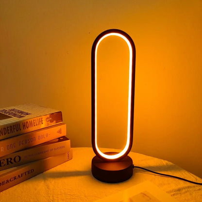 Lampe de chevet Originale Ovale Moderne - Éclat Nocturne