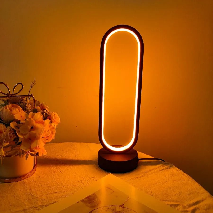 Lampe de chevet Originale Ovale Moderne - Éclat Nocturne
