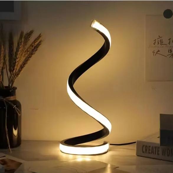 Lampe de chevet Originale Spirale LED - Éclat Nocturne