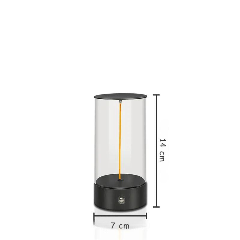 Lampe de chevet filament flexible magnétique