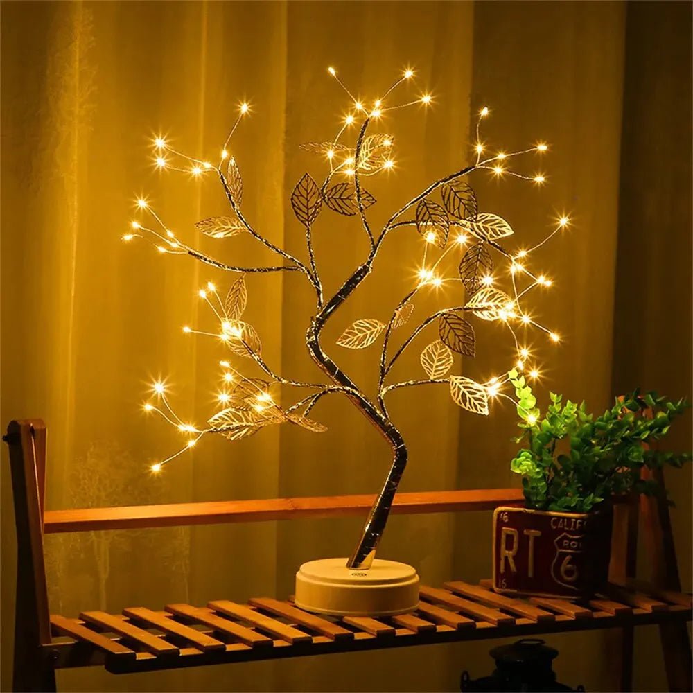 Veilleuse Enfant Arbre Enchanté - Éclat Nocturne