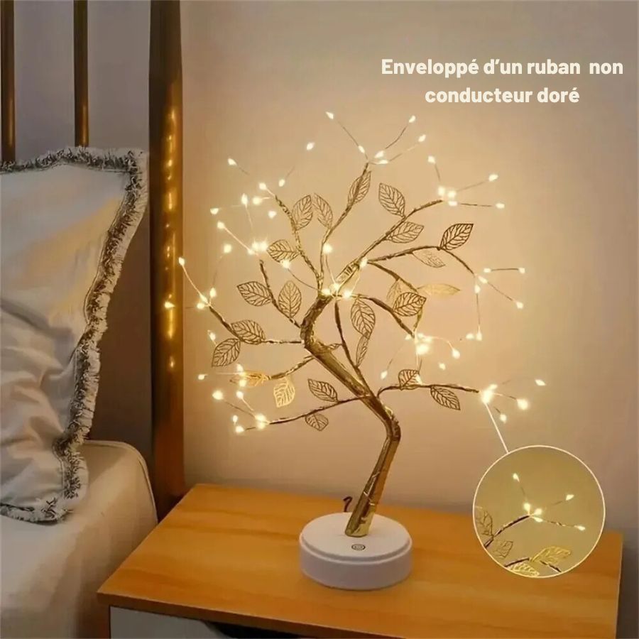 Veilleuse Enfant Arbre Enchanté - Éclat Nocturne