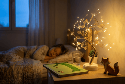 Veilleuse Enfant Arbre Enchanté - Éclat Nocturne