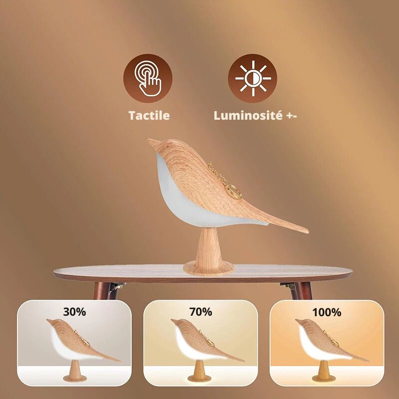 Veilleuse Enfant Petits Oiseaux Lumineux - Éclat Nocturne